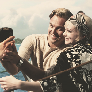 The Great Gatsby selfie