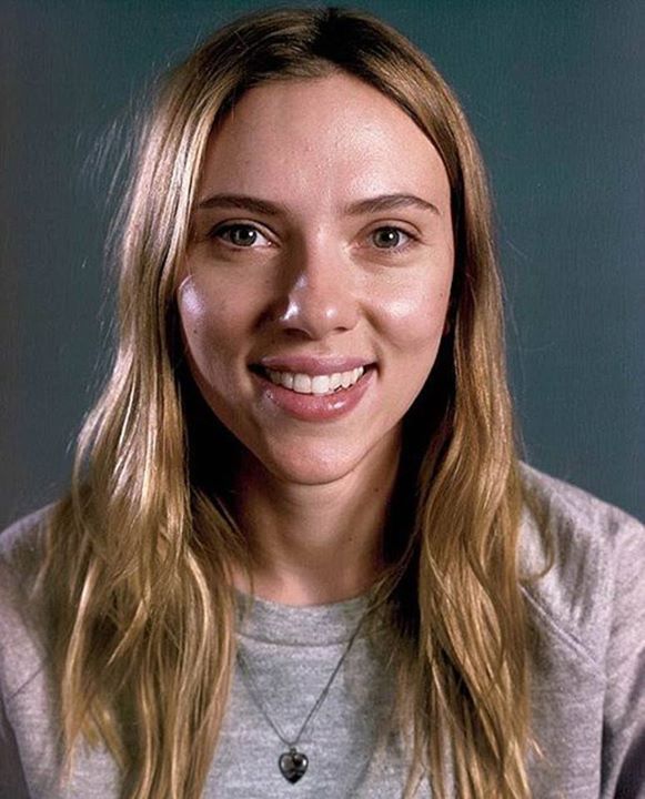 Scarlett Johansson no make up