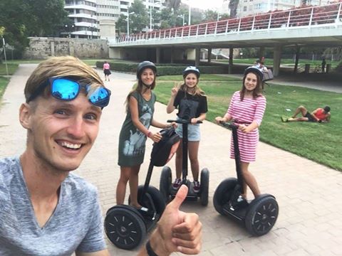 Valencia segwayanyway city tour selfie