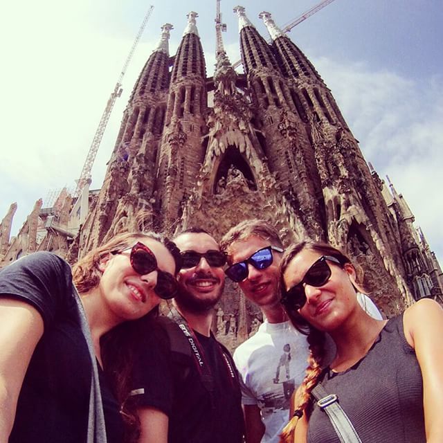 popular places for selfies sagrada familia barcelona spain