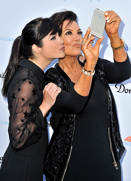 Kris Jenner and Selma Blair selfie