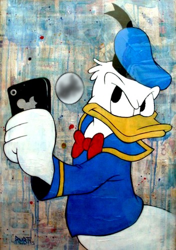donald-duck selfie