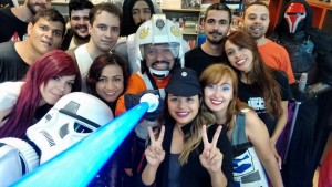 Star Wars lightsaber selfie stick